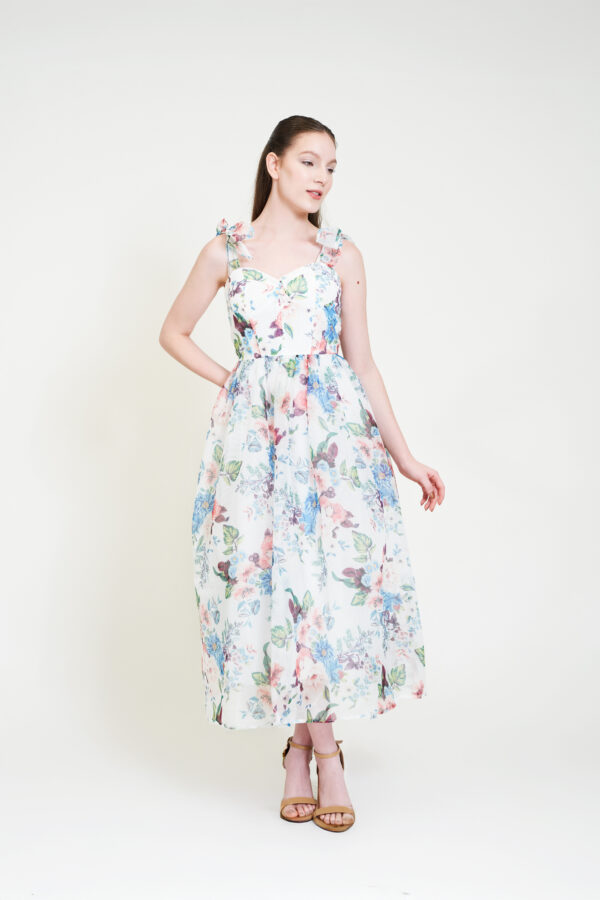 romantic midi dress
