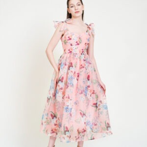 romantic midi dress
