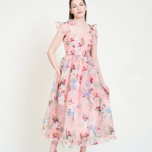romantic midi dress