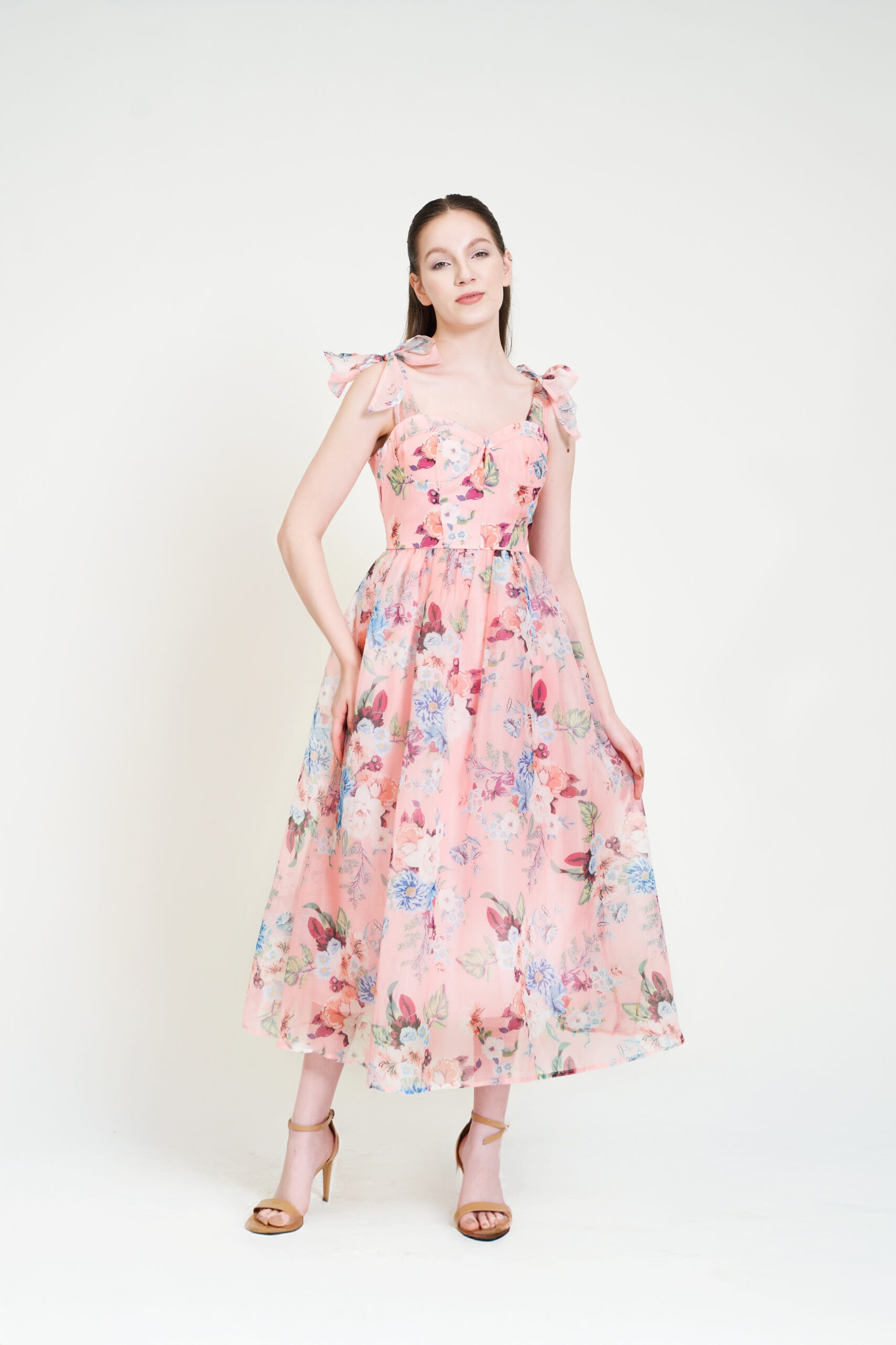 romantic midi dress