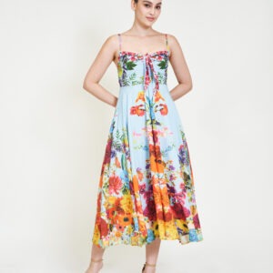 breezy midi dress