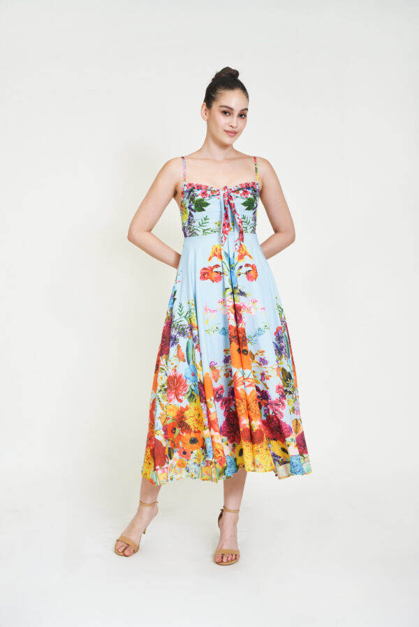 breezy midi dress