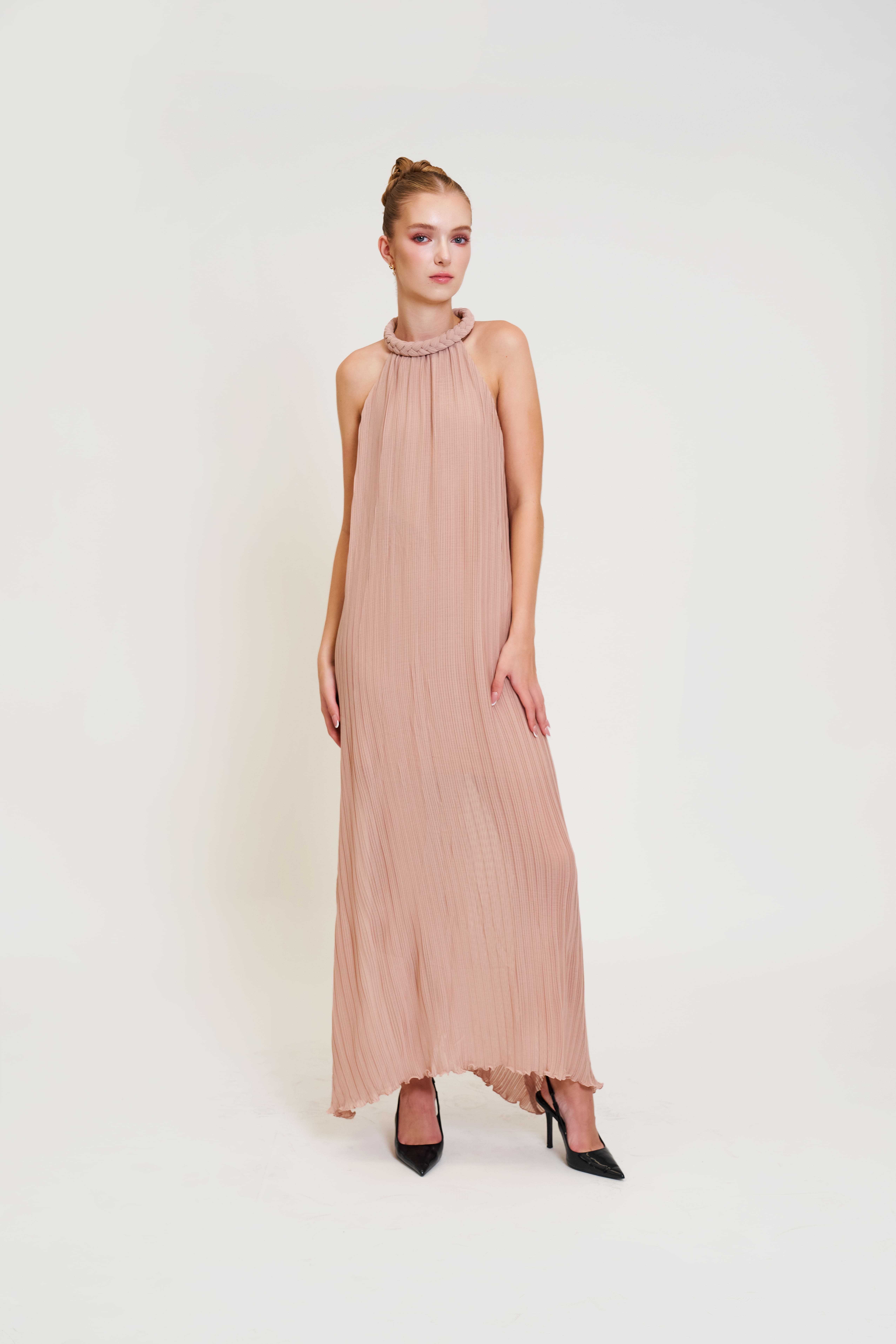 Daphne Pleated Maxi (Plain)