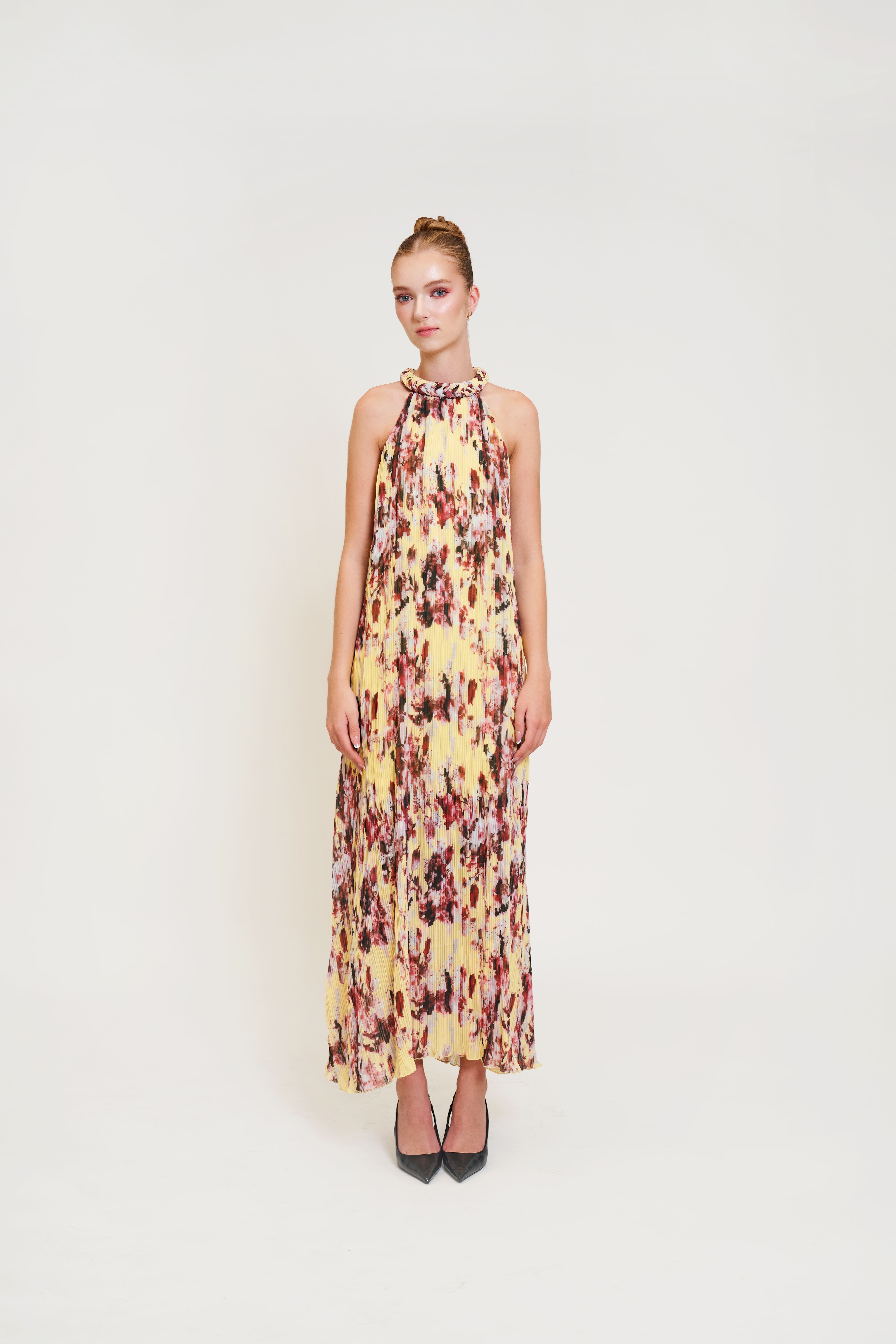 Daphne Pleated Maxi (Printed) - Image 3