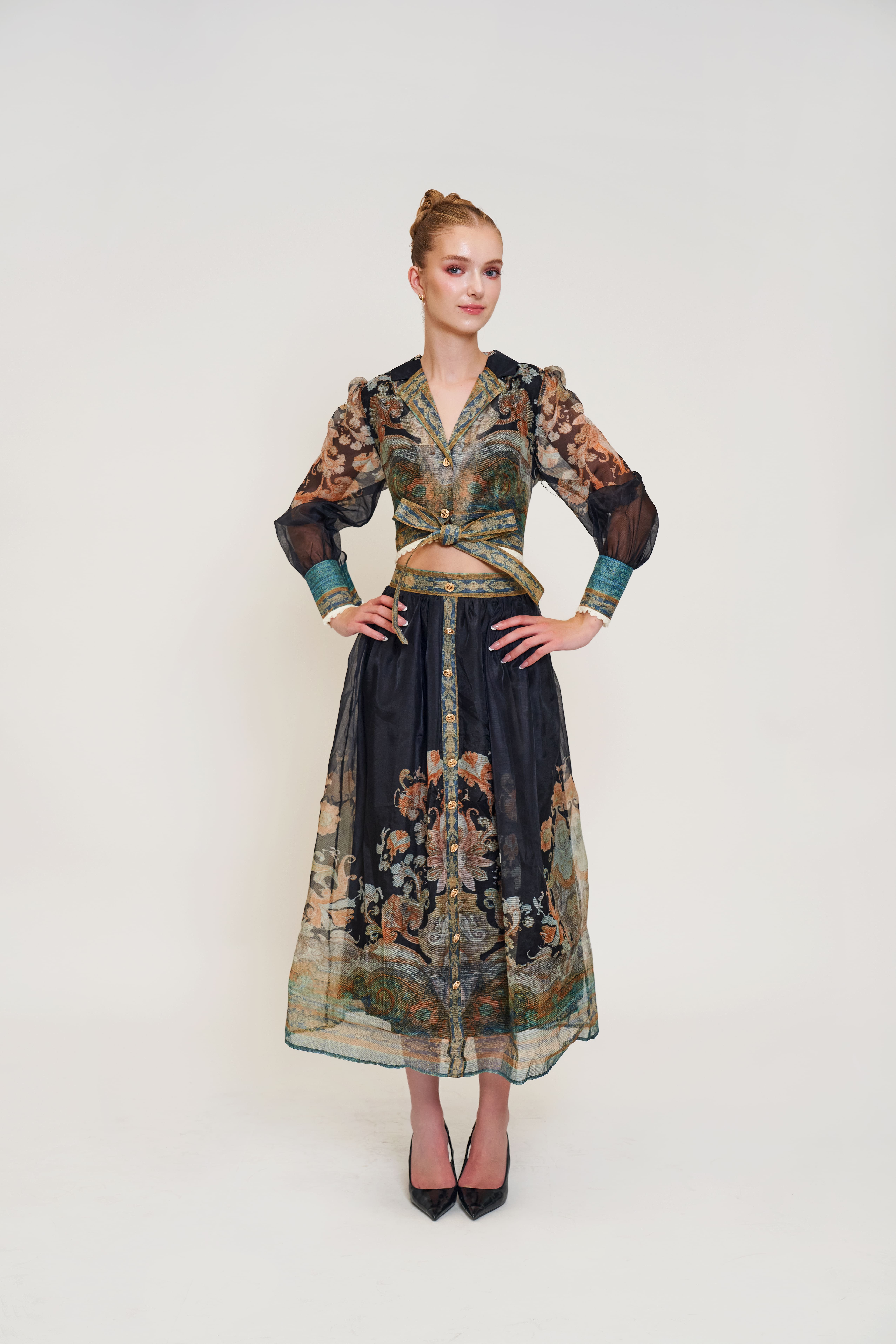 Ofelia Top & Long Skirt